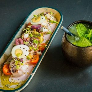 Causa de pulpo al olivo